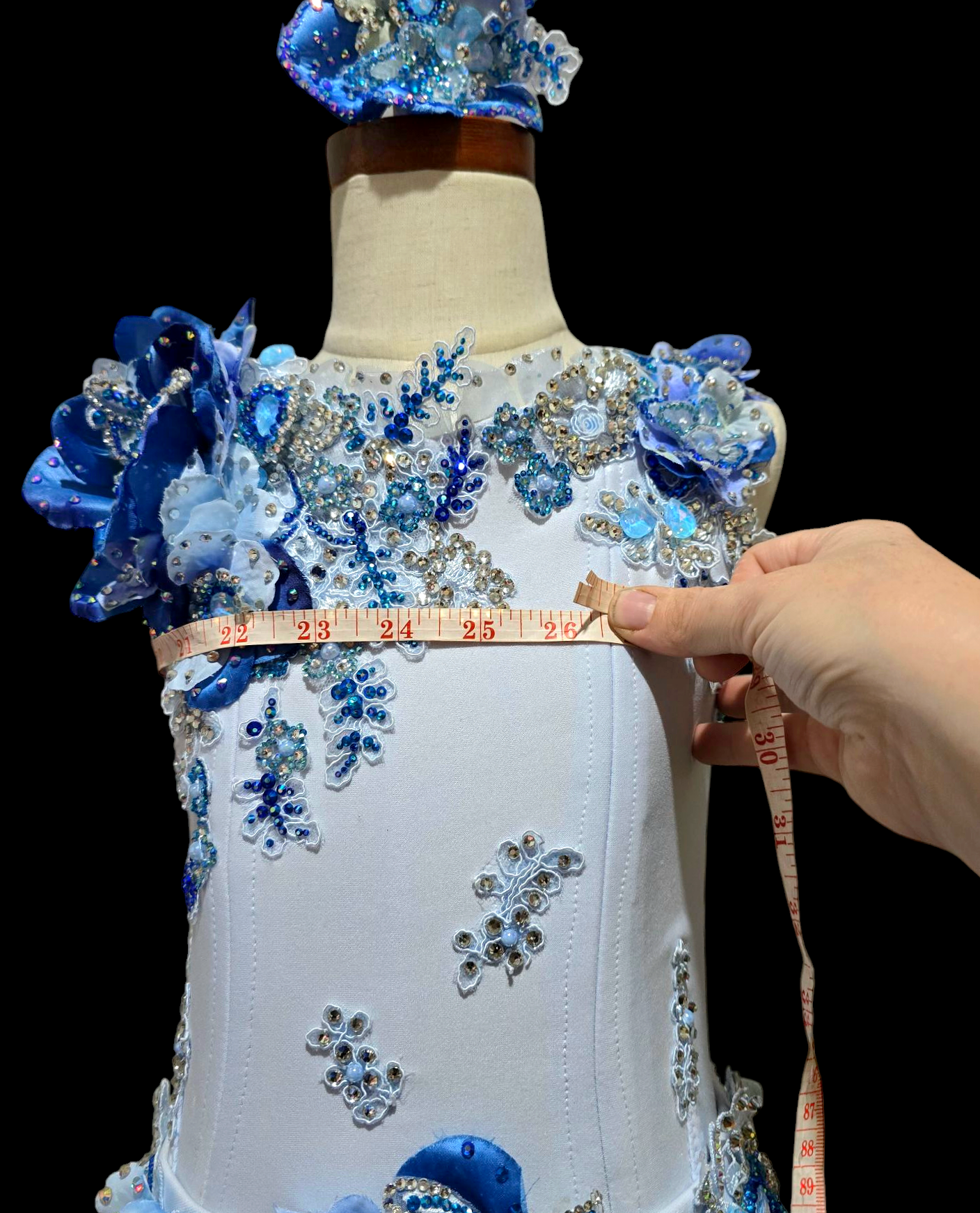 7/8 "Butterflies & Blues" Borealis Customs Beauty and Fun Fashion