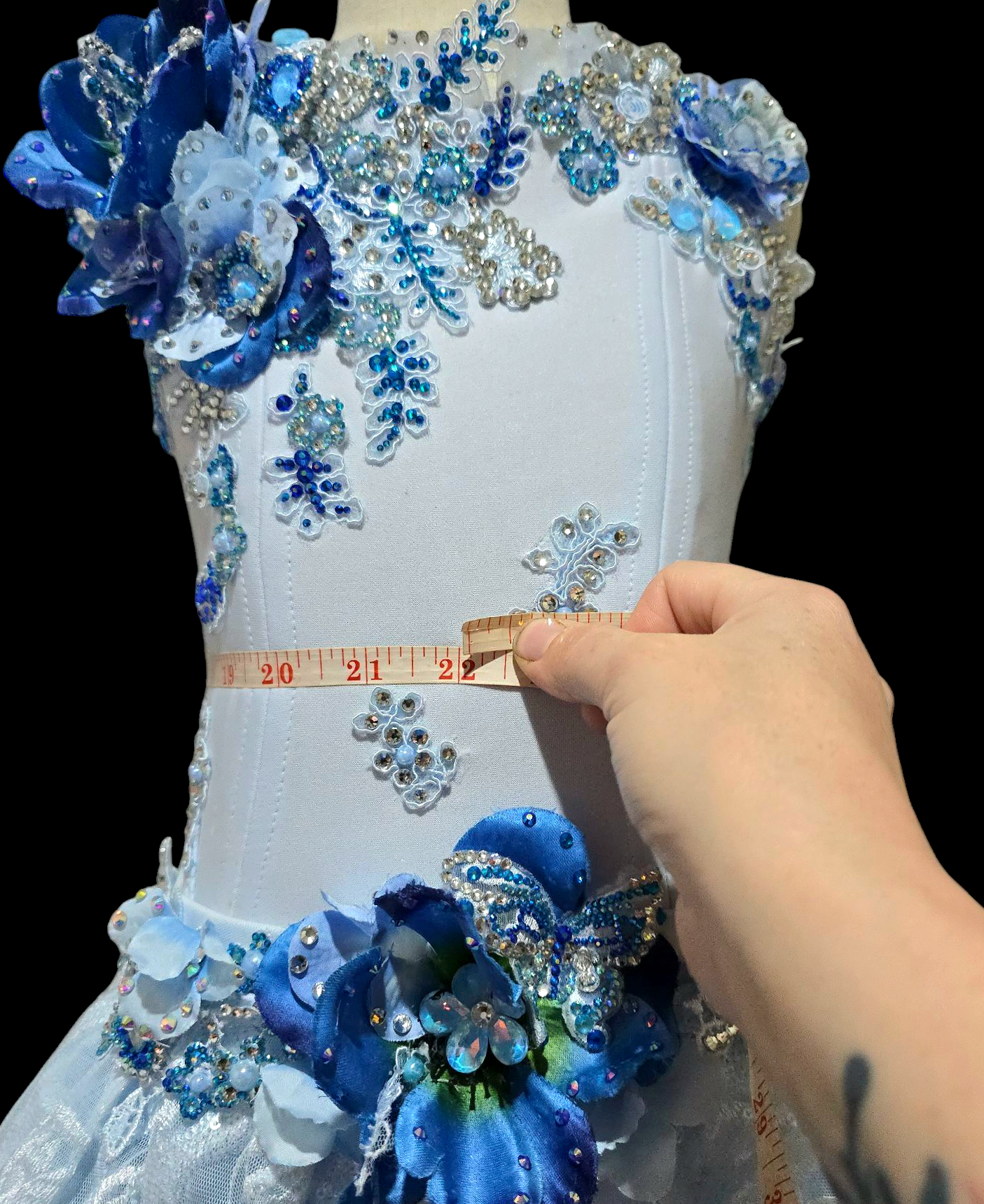 7/8 "Butterflies & Blues" Borealis Customs Beauty and Fun Fashion