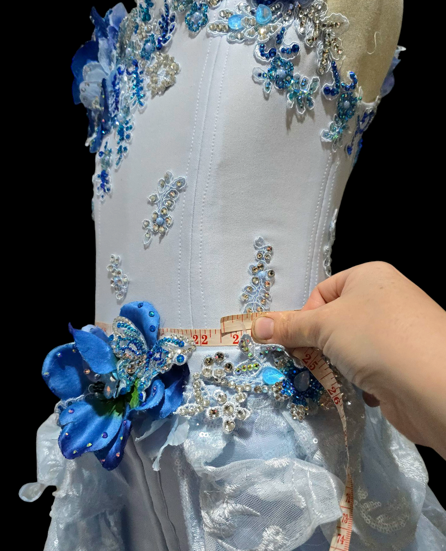 7/8 "Butterflies & Blues" Borealis Customs Beauty and Fun Fashion
