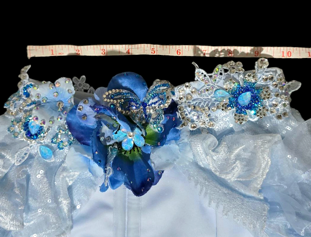 7/8 "Butterflies & Blues" Borealis Customs Beauty and Fun Fashion