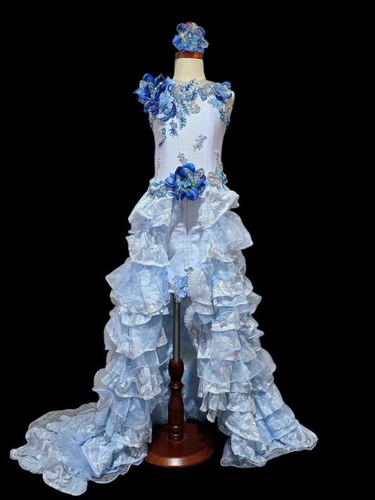 7/8 "Butterflies & Blues" Borealis Customs Beauty and Fun Fashion