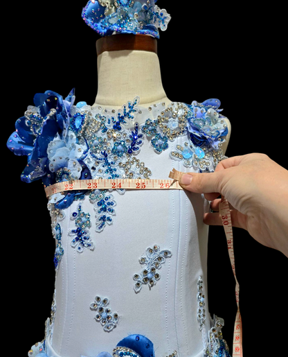 7/8 "Butterflies & Blues" Borealis Customs Beauty and Fun Fashion