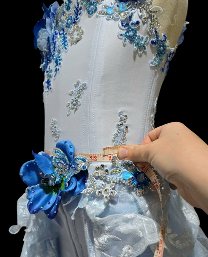 7/8 "Butterflies & Blues" Borealis Customs Beauty and Fun Fashion