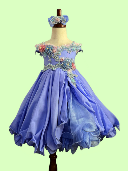 2/4 "Periwinkle Perfection" Glitzy Belle