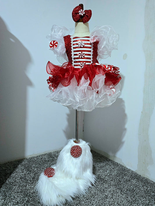 2/4t Parisian Bridal Candy Cane OOC
