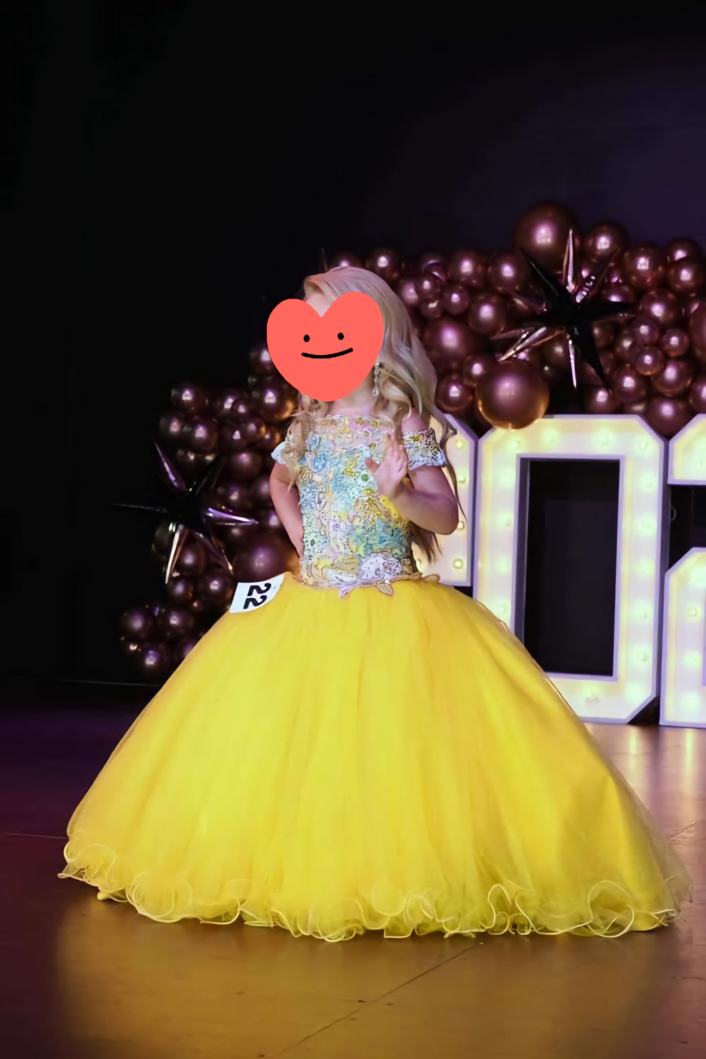 Youth 4 "Walking on Sunshine" Gemics Ballgown