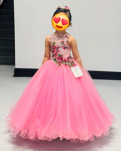 2/5t "Primrose Pink" Gemics Ballgown