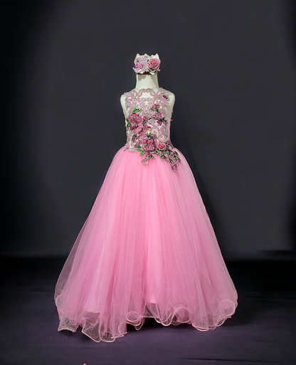 2/5t "Primrose Pink" Gemics Ballgown