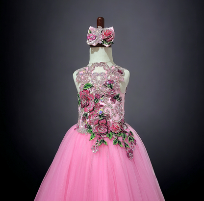 2/5t "Primrose Pink" Gemics Ballgown