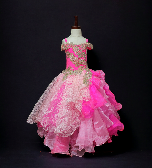 3/5 "Pink Passion" Gemics Ballgown