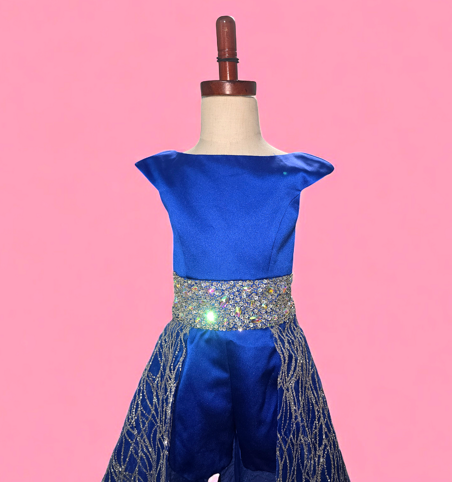 3/4t Elegant Blue Fun Fashion